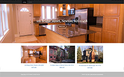 Website for a real estate agent in Boston, MA